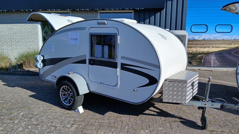 gobanna 1200 met keuken en koelkast alles in 1 mini caravan