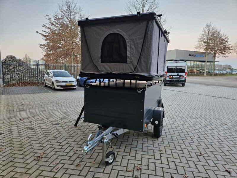Daktent op aanhangwagen