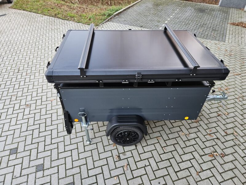 Daktent op aanhangwagen