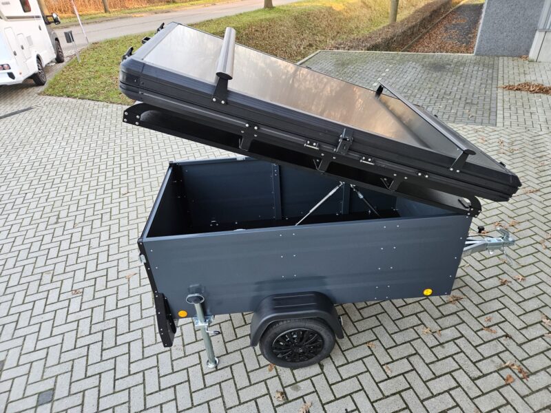 Daktent op aanhangwagen