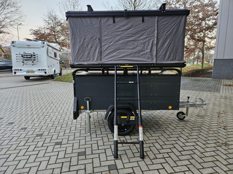 Daktent op aanhangwagen