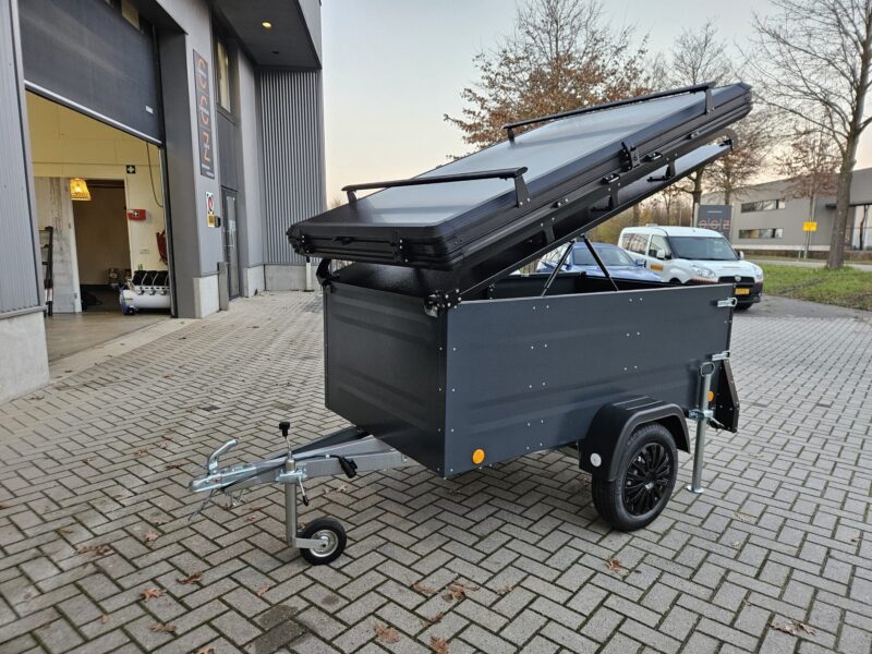 Daktent op aanhangwagen