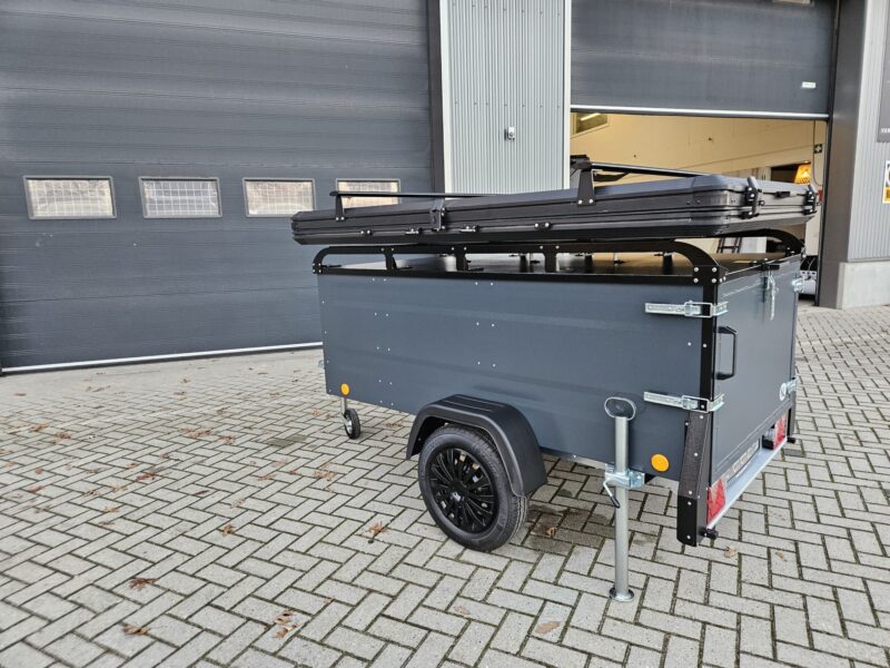 Daktent op aanhangwagen